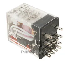 Omron 4PDT Non-Latching Relay Plug In, 120V ac Coil, 5 A
