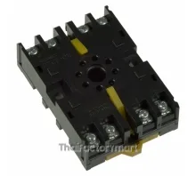 RELAY SOCKET 8 POSITION DIN RAIL
