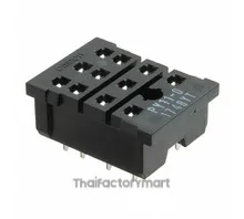 RELAY SOCKET 11 POS THROUGH HOLE