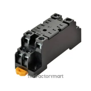 Socket, DIN rail/surface mounting, 8-pin, screw terminals (standard)