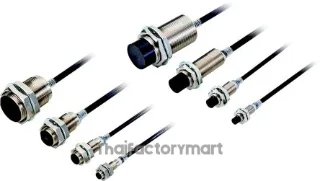 Proximity sensor, inductive, brass-nickel, M18, shielded, 11 mm, NC, 2 m cable, DC 2-wire, no polarity