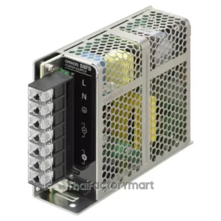 Covered type, 100 to 240 VAC, Power rating 100 W, Output: 24 V, Terminal blocks (Screw terminal), Harmonic current emissions