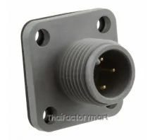 Connector, CONN PLUG MALE 4POS SOLDER CUP