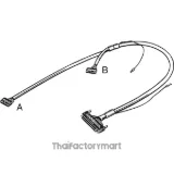 i/o connection cable, with shield connection, fcn40 to 2 x mil20, 1 m / 0.75 m รูปที่ 2