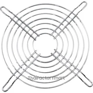 Fan Finger Guard, Panasonic ASFN9 Series DC/ASEN9 Series AC Axial Fans, 92 mm, 71.4 mm, Steel