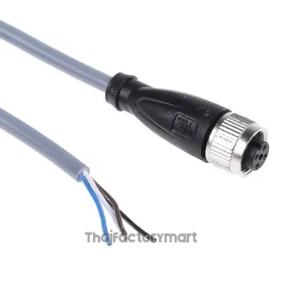 Pepperl + Fuchs M12 4-Pin - M12 4-Pin Female, Male Cable for use with Sensors and Actuators