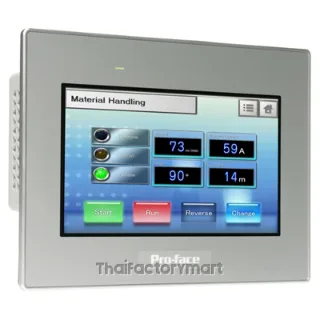 HMI 7"W touch panel display, 2COM, 2Ethernet, USB host&device, 24VDC, GP-ProEX model