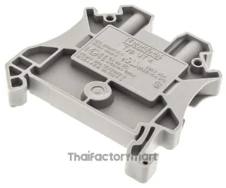Phoenix Contact UT 4 Feed-through terminal block (3044102), 4 mm², 32 A (with 4 mm² conductor cross-section), 1000 V, Screw connection, Gray