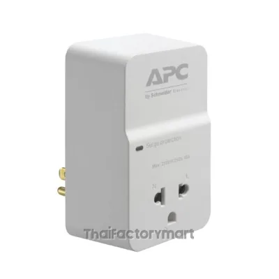 APC Home/Office Surge Protection 1 Outlet เต้ารับแปลงไฟกันกระชาก (อุปกรณ์ป้องกันไฟกระชากรูปแบบปลั๊กเสียบ) รหัส PM1W-VN รูปที่ 2