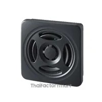 BSV-24P-D75mm sq, slim body, DC12-24V 4-channel annunciator, field programmable w/ MP3 files, 63 sec playback, PNP; Dark gray