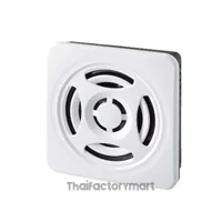 BSV-24P-W75mm sq, slim body, DC12-24V 4-channel annunciator, field programmable w/ MP3 files, 63 sec playback, PNP; Off-white