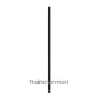 POLE-800A21K+FO03222mm dia, 800mm aluminum pole - no threads, black
