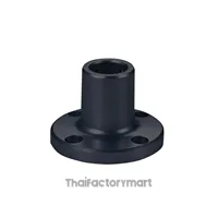 SZ-016KA+FO030Surface mount pole bracket, aluminum, black