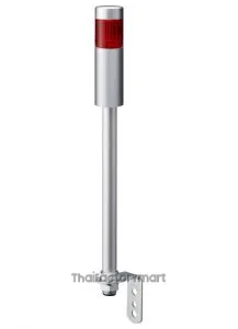 LR LED Pre-Configured Beacon Tower, 1 Light Elements, Red, 24 V dc