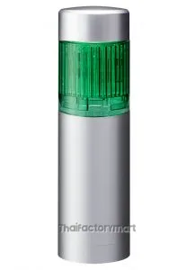 LR LED Pre-Configured Beacon Tower, 1 Light Elements, Green, 24 V dc