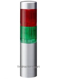 LR LED Pre-Configured Beacon Tower, 2 Light Elements, Green, Red, 24 V dc