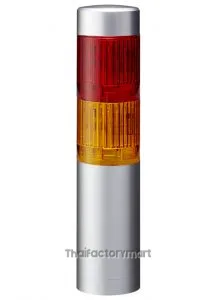 LR LED Pre-Configured Beacon Tower, 2 Light Elements, amber, red, 24 V dc