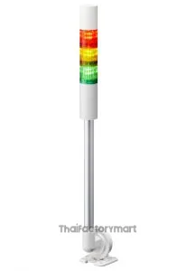 Tower Light, Ø40mm, LED, DC24V, Flashing/Buzzer