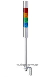 LR LED Pre-Configured Beacon Tower With Buzzer, 4 Light Elements, 24 V dc