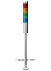 LR LED Pre-Configured Beacon Tower, 4 Light Elements, 24 V dc