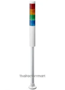 LR LED Pre-Configured Beacon Tower, 4 Light Elements, 24 V dc