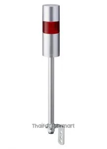 LR LED Pre-Configured Beacon Tower With Buzzer, 1 Light Elements, Red, 24 V dc