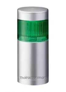 LR LED Pre-Configured Beacon Tower, 1 Light Elements, Green, 24 V dc