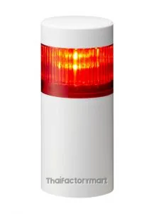 LR LED Pre-Configured Beacon Tower, 1 Light Elements, Red, 24 V dc