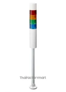 Tower Light, Ø60mm, LED, AC100-240V, Flash/Buzzer