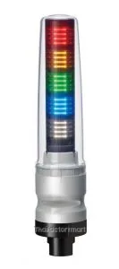 Tower Light, Ø70mm, Buzzer Grey, 24VDC, RYG,
