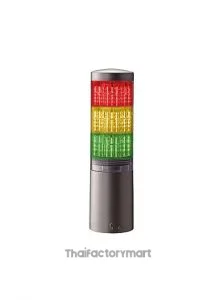 Tower Light, Ø60mm, LED, 24VDC, Silver,