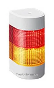 Tower Light, Wall Mount, R/Y, 100-240VAC, 80mm,