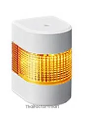 Tower Light, Wall Mount, Yellow, 24VDC, 80mm,