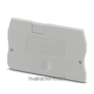 Phoenix Contact D-ST 2,5 End cover (3030417), Gray, Width 2.2 mm