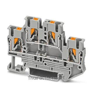Phoenix Contact PTTB 2,5 Double-level terminal block (3210567), 2.5 mm², 22 A, 500 V, Push-in connection, Gray