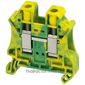 SCREW TERMINAL, PROTECTIVE EARTH, 2 POIN