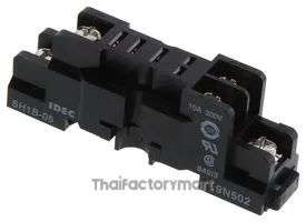 Relay Socket, DIN Rail, Screw, 5 Pins, 10 A, 250 V