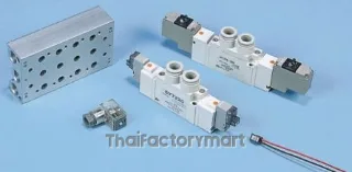SMC 5/2 Pneumatic Control Valve Solenoid/Pilot SY5000 Series