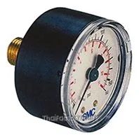 SMC 4K8-2.5 Analogue Positive Pressure Gauge Back Entry 2bar, Connection Size R 1/8