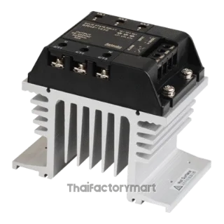 SSR, Integrated Heatsink Type, 3-Phase(3-Pole), Input 4-30VDC, Load 48-480VAC, 30A, Zero Cross Turn-On