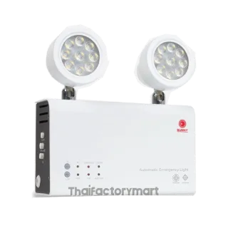 โคมไฟแสงสว่างฉุกเฉิน SUNNY รุ่น MEL209CD3LED LED 9Wx2 สำรองไฟ 3 ชั่วโมง