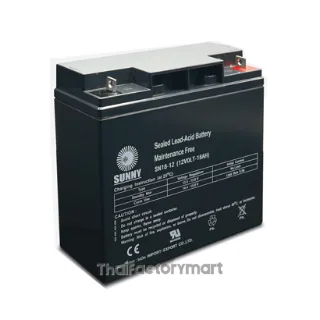 แบตเตอรี่แห้ง Sunny รุ่น SN 18 - 12, ขนาด 12V-18AH.