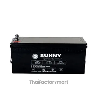 แบตเตอรี่แห้ง Sunny รุ่น SN 200 - 12, ขนาด 12V-200AH.
