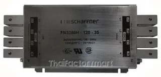 Schaffner FN 3280 Series 120A 3 x 520/300 V ac 0 - 60Hz Chassis Mount EMI Filter, with Terminal Block Terminals