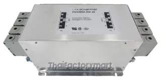 Schaffner FN 3280 Series 200A 3 x 520/300 V ac 0 - 60Hz Chassis Mount EMI Filter, with Terminal Block Terminals