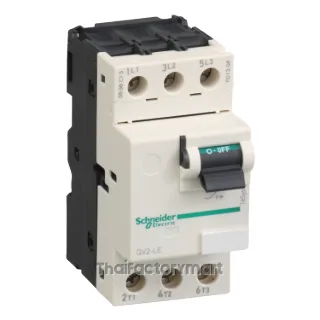 Schneider GV2LE10 Motor Circuit Breaker, TeSys Deca 3P, 6.3 A, Magnetic, Toggle Control