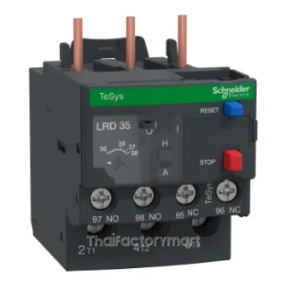 Schneider TeSys D Thermal Overload Relay LRD356, 30-38A, class 10A, 1NO+1NC, lugs