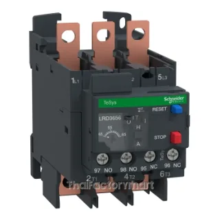 Schneider TeSys D EverLink Thermal Overload Relay LRD3656, 48-65A, class 10A, 1NO+1NC, EverLink lugs