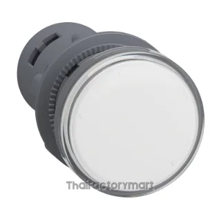 MEDIUM XA2 PILOT LIGHT, 24V AC/DC, WHITE