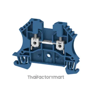 Feed-through terminal block, Screw connection, blue, 2.5 mm², 24 A, 800 V, Number of connections: 2